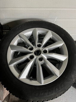 Disky 6,5Jx16ET46, 5x112 s pneumatikami Dunlop Winter Sport - 2
