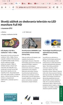 Monitor /TV 23" 58,4 cm - 2