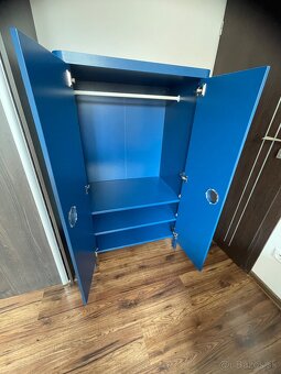 Skriňa Ikea Busunge modra - 2