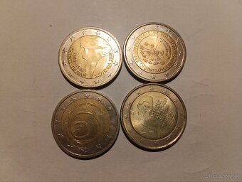 Rozpredam tieto 2€ pamatne mince. - 2
