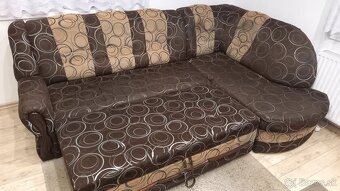 Predám sedaciu súpravu s taburetkami. - 2