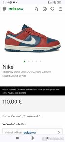 Predám tenisky unisex Nike Dunk Low Canyon Rust - 2