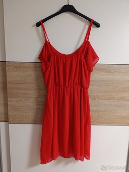 Letné červené šaty - 2