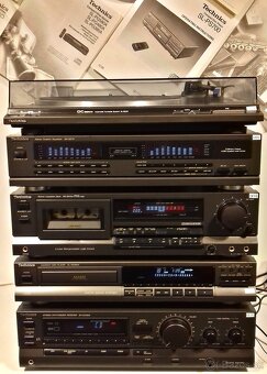 Zostava TECHNICS gramofon, equalizer, deck, CD, receiver B02 - 2