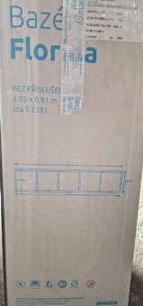Predam bazen florida 3,05x0,9m s prislusenstvom - 2