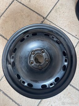 Plechove disky 5x100 r15 skoda - 2