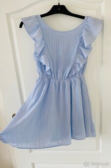 Shein bledomodre saty velkost S - 2