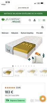 Vysoký penový matrac Relax premium 140x200x25 - 2