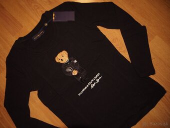 Ralph Lauren dámske tričko s dlhým rukávom čierne - 2