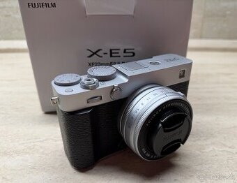 Fujifilm X-E5 + XF 23 mm WR strieborný, nový - 2