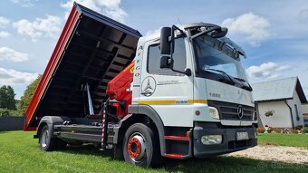 Mercedes-Benz Atego 1222 sklápač trojstr + hydraulická ruka - 2