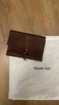 Massimo Dutti kožená malá listová kabelka - 2
