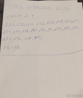 Tipos extraliga 23/24 - 2