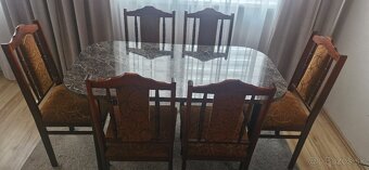 Stôl a stoličky - 2