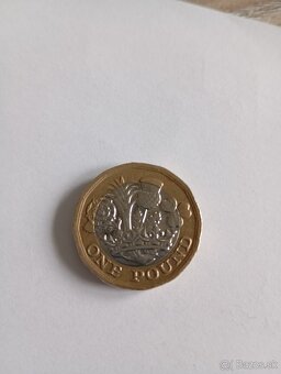 Predám One Pound 2016 Elizabeth... - 2