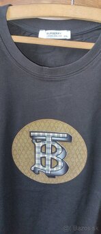 Nové unisex tričká XXL (Moschino a Burberry) - 2