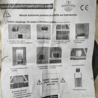 Automatické dvierka na kurín pre sliepky - 2