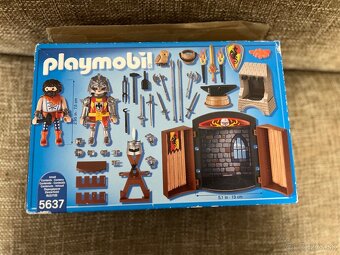 Playmobil Kováčska dielňa s rytierom v kufríku - 2