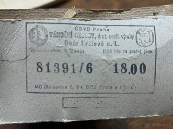 Štyri malé retro sklenené gule na Vianočný stromček. - 2