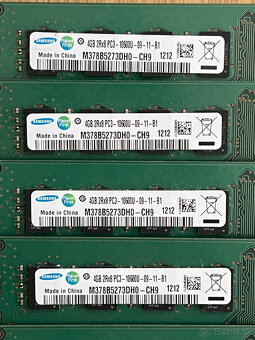 Predám pamäťové moduly DDR3 4GB - 2