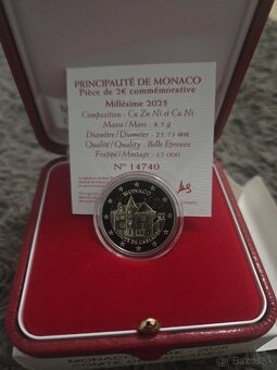 Monako 2025 2€ - 2