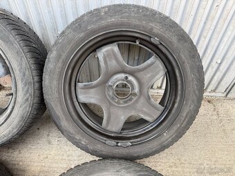 16" Disky 4x100 so zimnymi pneu 195/55 R16 - 2