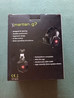 Xmartian g7 herné slúchadlá/headset - 2