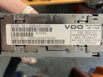 Autorádio Peugeot - 2