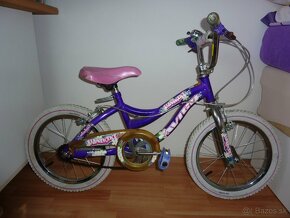 Detský bicykel od 5 rokov velkosť kol 14-16 - 2