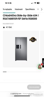 Samsung Americká chladnička - 2