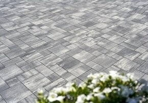 Zámková dlažba 6cm, trojformát - 162m2 - 2