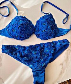 Calzedonia plavky zafir push up - 2