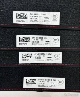 Original koberceky 8Y1863011DDAV audi A3 RS3 8Y 8V premium - 2