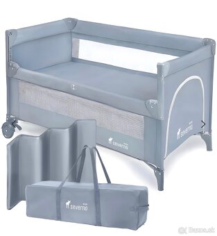 Cestovná postieľka Severno dvojúrovňová - 2