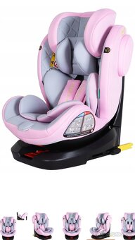Nová autosedačka FARO 40-150cm,,ISOFIX, otočná... - 2