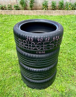 215/40 r17 letné BRIDGESTONE 87V - 2