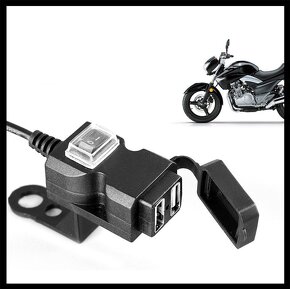 Zásuvka na motocykel pre USB - 2