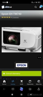 Full HD projektor Epson EH-TW740 - 2