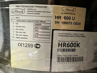 Akumulacna nadrz attack HR600K - 2