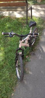 Detský celoodpružený bicykel 20" - 2
