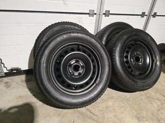 Plechové Disky 5x112 15"+Semperit 195/65 R15 - 2