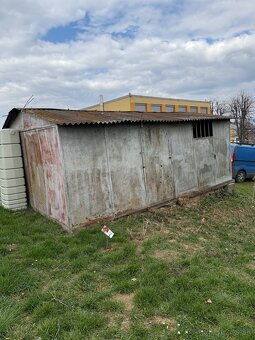 Plechová garáž skladacia - 2