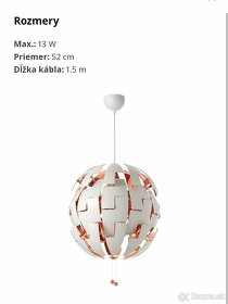 Závesná Lampa IKEA PS 2014 - 2