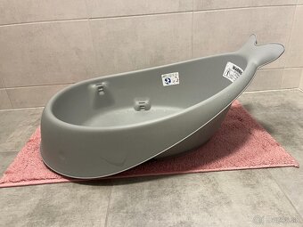 Vanicka pre babatka s ergonomickou podlozkou Moby zn. Skip H - 2