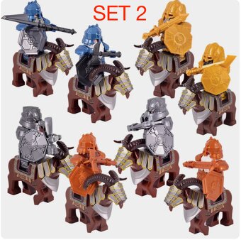 Figúrky pán prsteňov 4 (5ks) typ lego, nové - 2