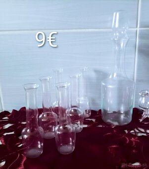 Retro sklenené poháre - 2