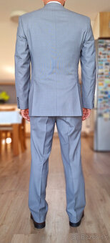 slim fit oblek Daniel Hechter + 2 kravaty - 2