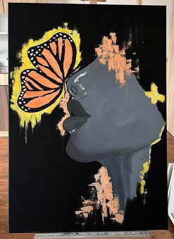 Obraz "butterfly face" - 2