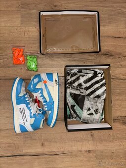 Nike Air Jordan 1 x Off-White University Blue, 46 - 2
