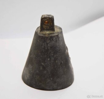 Starý mosadzný zvonec 9x6cm - 2